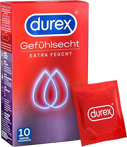 Gefühlsecht Extra Feucht(10 Kondome)