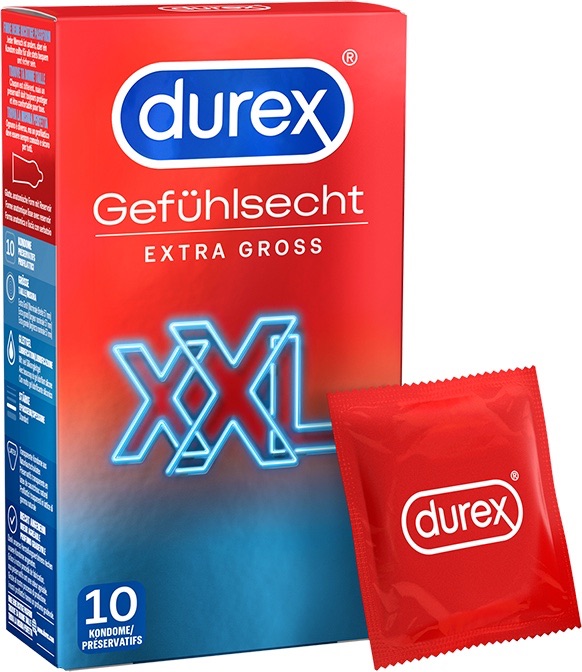 Gefühlsecht Extra Groß (10 Kondome)