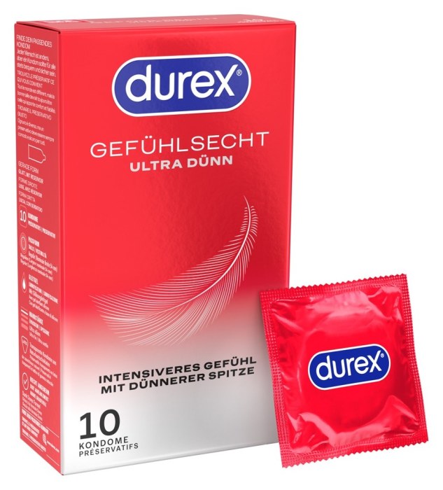Durex Gefühlsecht Ultra dünn (10 Kondome)