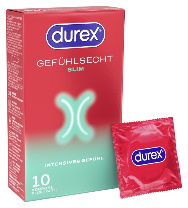 Durex Gefühlsecht Slim (10 Kondome)